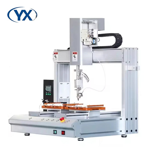YX5331-T 5 Axis Solder Iron Robot Automatic Tin Feeding Machine LED Pcb Soldering Machine for Circuit Board Welding Iron