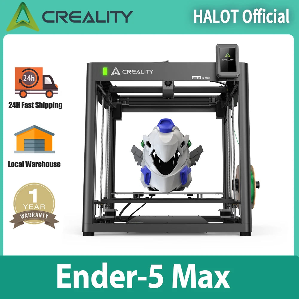 Creality Ender 5 MAX 3D Printer 700 mm/s Uitra Fast Print Speed 36-point Fully Automatic Bed Leveling Big Size 400x400x400mm
