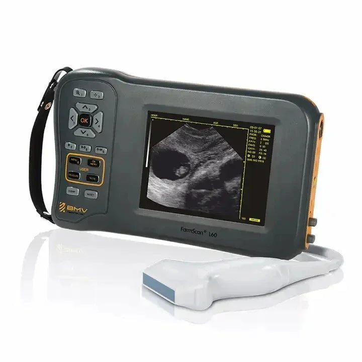5.8 Inch Farm Portable Ultrasound Scanner Machine Sheep Pig Cow Equine  Veterinary Equipment Farmscan L60 USG Ecografo