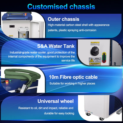 2000W Raycus 4 in 1 Laser Welding Cleaning Cutting for Metal Double Pendulum Laser Welder Handheld Fiber Laser Welding Machine