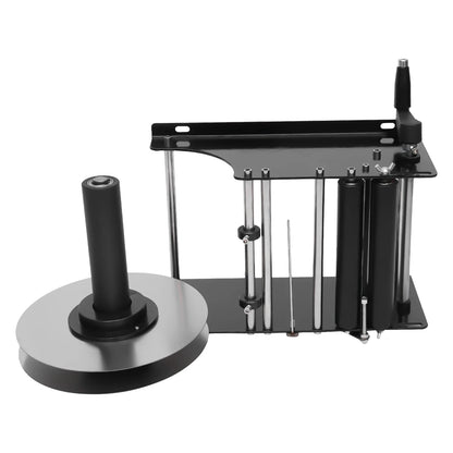 MT-30 Manual Round Labeling Machine, Bottle Labeler W/ Handle, for Glass Plastic Metal Cans Bottles Label Applicator