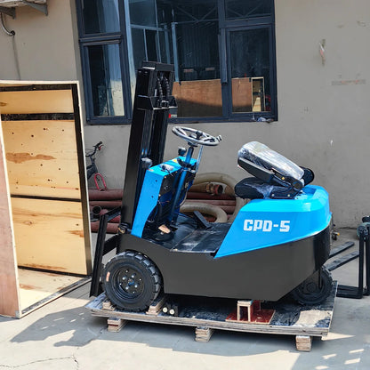 Factory Price! Forklift Electric Stack Truck Small  1Ton 1.5Ton Hydraulic Micro Forklift 500kg Electric Forklift for Sale