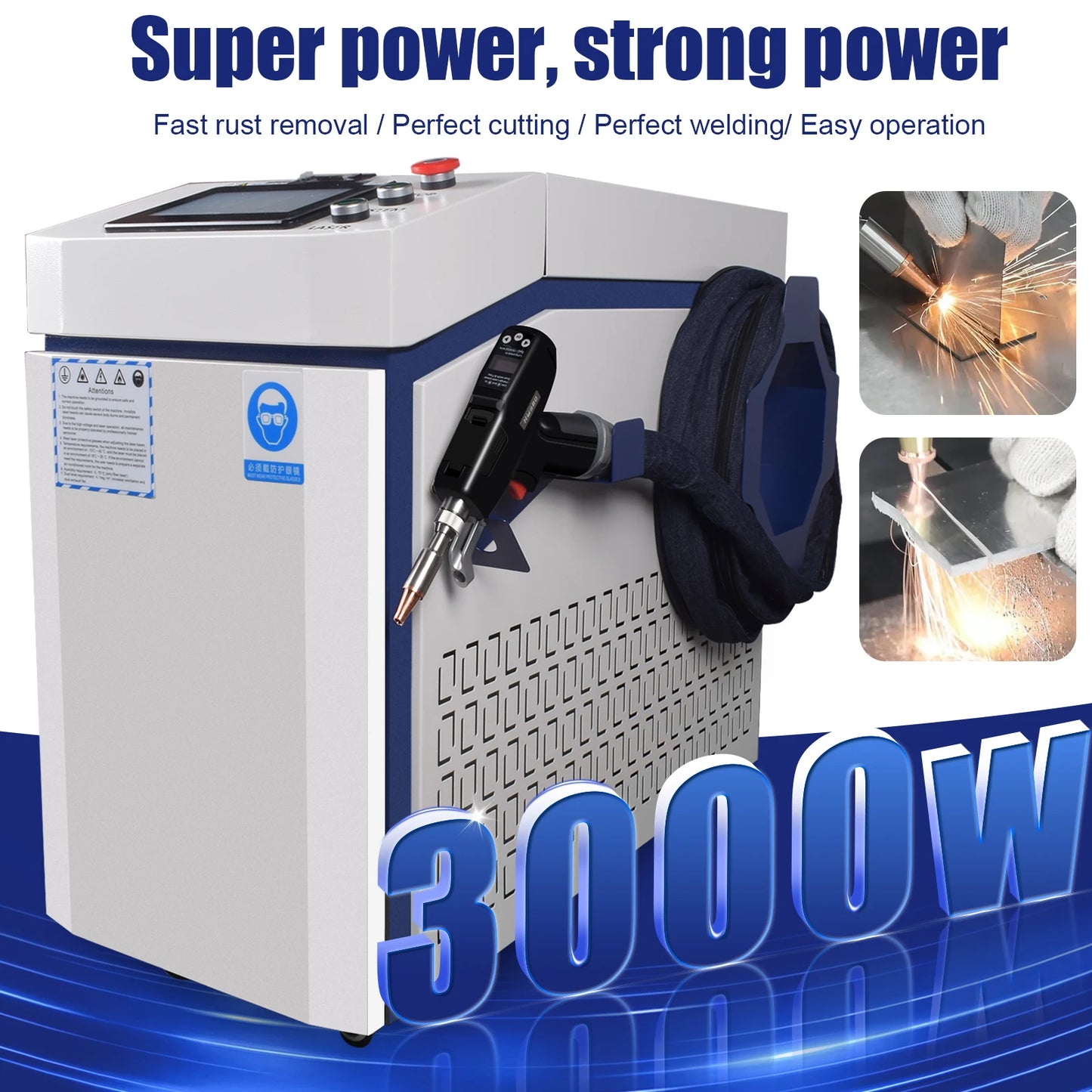 3000W 4 IN 1 Fiber Laser Welding Cutting Cleaning Soldering Machine 2000W 1500W Reci Handheld Fiber Laser Welder for All Metal