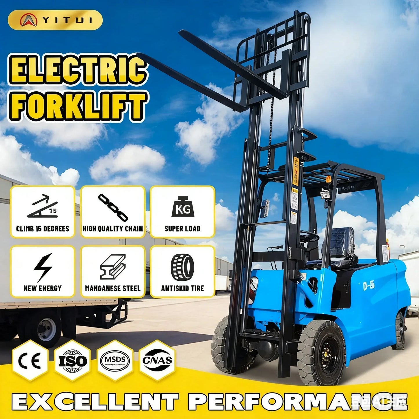 Hot-Selling Customized Mini Electric Forklifts 1Ton 2Ton 3Ton Household High-Load Mini Loading Electric Forklifts Delivered Quic