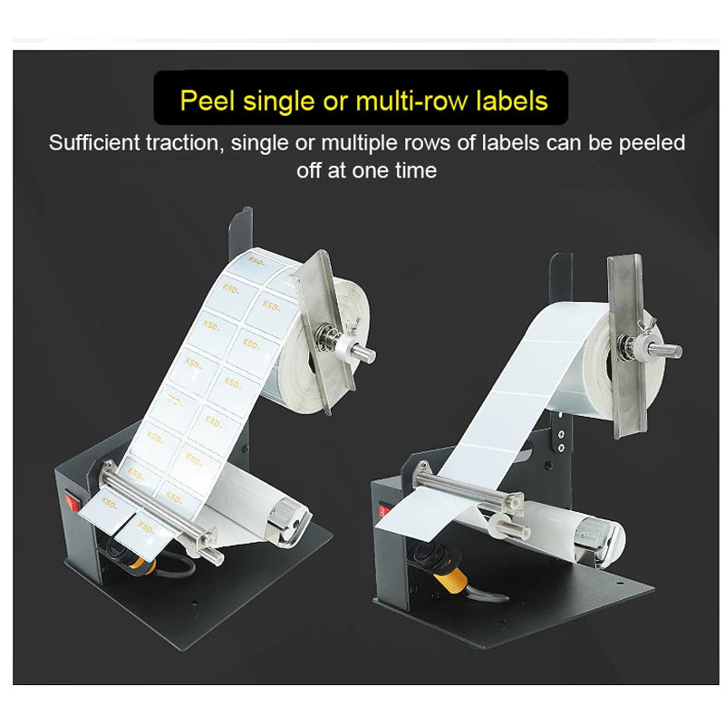 Mini Automatic Label Dispenser Sticker Separating Machine Electric Auto Label Stripping Machine Stripper
