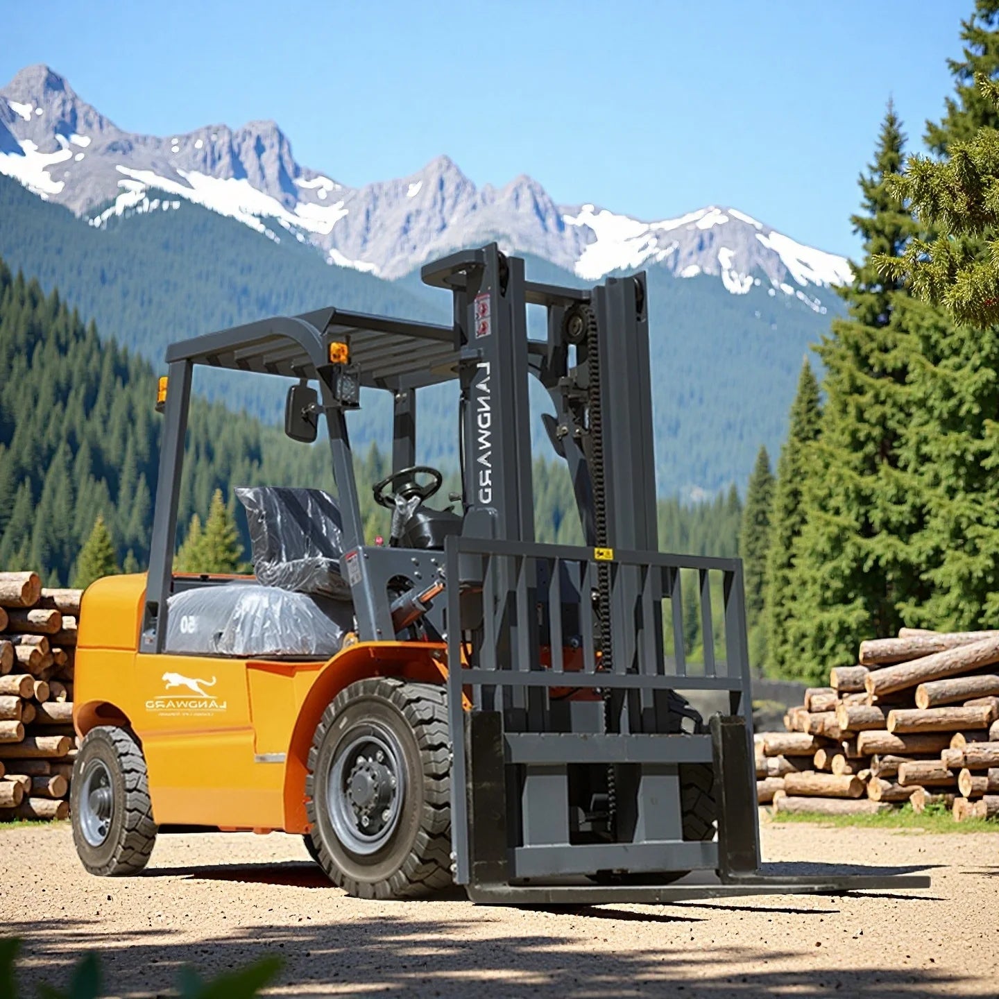 4WD High Load Forklift 3 Ton High Quality Euro 5 Diesel Forklift Home Use Small Transport Forklift EPA Engine Customized Sale