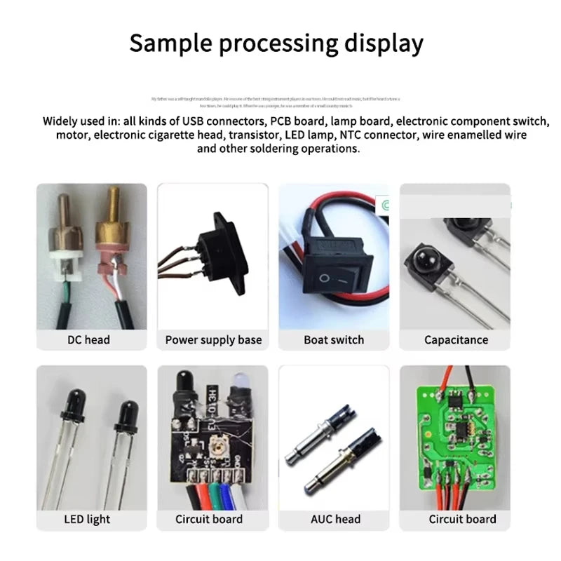 WXD-110H  Semi-Automatic USB Connector Electrical Cables Soldering Machine for USB Wire Making Tin PCB/LED/Robot Welding Machine