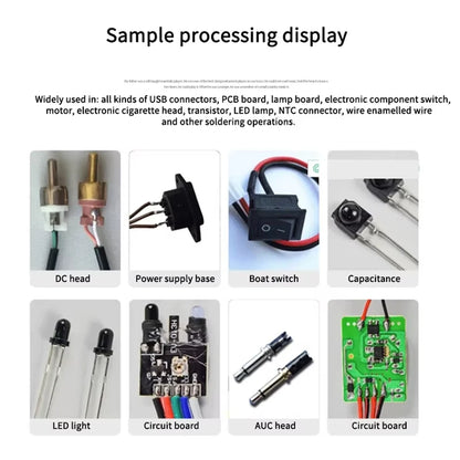 WXD-110H Semi-Automatic USB Connector Electrical Cables Soldering Machine For USB Wire Making Tin PCB/LED/Robot Welding Machine