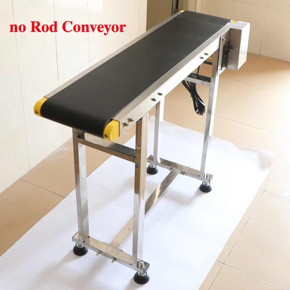 Stainless Steel Bottle Conveyor Belt 1000mm 1.5m 1.2m Code Inkjet Printer Food Industry Production Line ForFiber Marking Machine