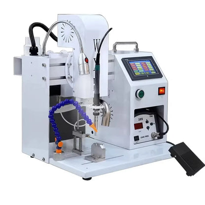 WXD-110H  Semi-Automatic USB Connector Electrical Cables Soldering Machine for USB Wire Making Tin PCB/LED/Robot Welding Machine