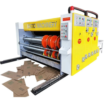 Corrugated Paper Carton Printing Slotting Die-cutting Machine Industry Boxes Making Flexo Printer Creasing Die Cutting Machine