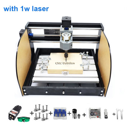 CNC 3018 Pro Max Laser Engraver DIY Engraving Machine GRBL 3-Axis PCB Milling Laser Wood Router Upgraded 3018Pro Mini Engraver