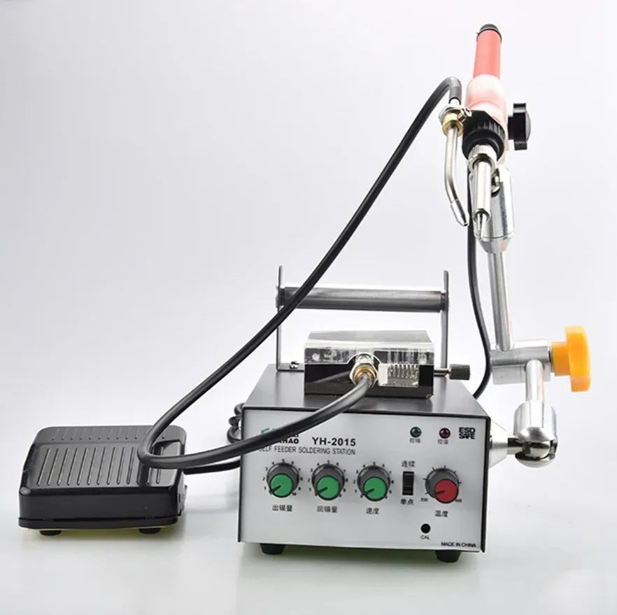 YH2015 Automatic Soldering Machine High-power Foot-operated Tin Soldering Iron 375c Tin Constant Temperature Soldering Station