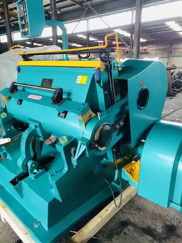 750-1200 All Size Automatic Flat Bed Label Paper Box Die Cutting Machine Carton Printing Slotting Die-cutting Creasing Machine