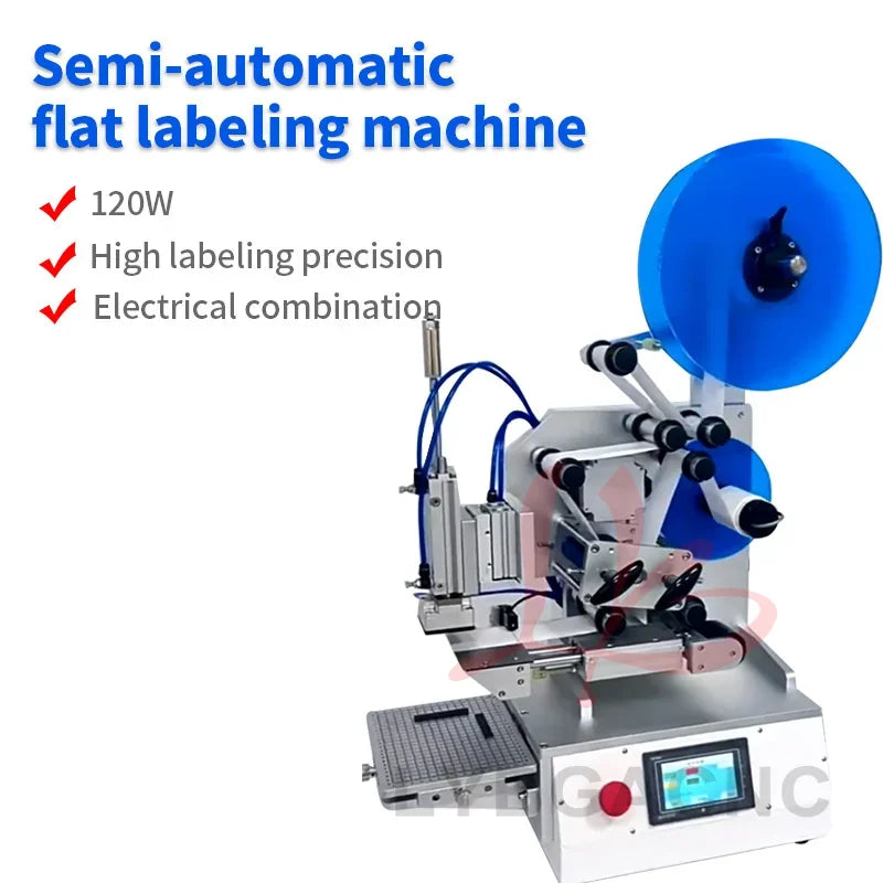 Labeling Machine Printable Anti-counterfeiting Tag Sticker Transparent Labeler Semi-automatic Self-adhesive Tools for Packaging