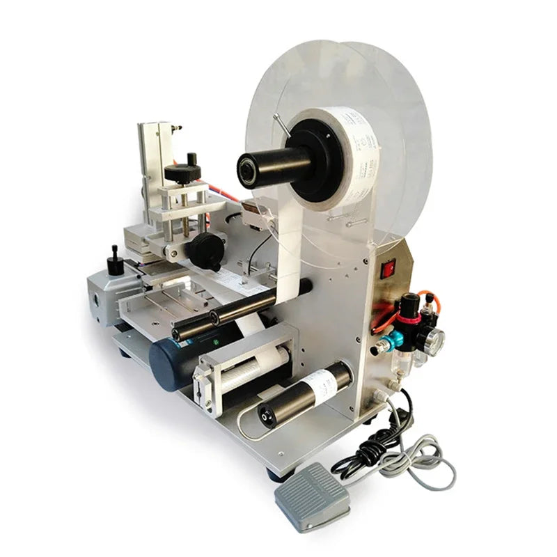 LY LT-60 Flat Surface Labeling Machine Semi-Automatic Labeler Equipment for Labeling All Objects with Flat Surface 220V 110V