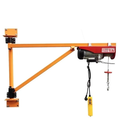 Micro electric hoist 220V crane roof hoist home decoration vehicle-mounted lifting crane column bracket
