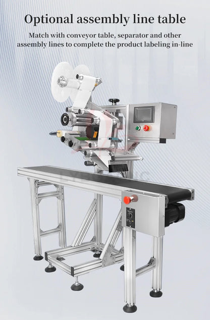 LY-660-2 Labeling Machine Intelligent Fully Automatic Assembly Line Flat Labeler Sticker for Food Bags Carton Boxes Packaging