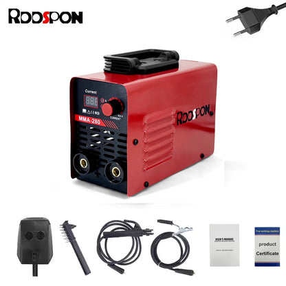 MMA 280 Welding Machine 220V EU Plug ARC LED Digital Display DC Inverter Portable Welder Tools Welding Equipment For Household