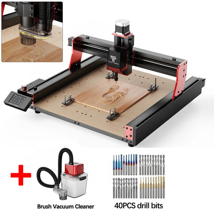 Twotrees TTC450 PRO 3-Axis/4-Axis CNC Router Milling Cutting Machine GRBL Laser Engraver For Wood Acrylic PCB PVC MDF Metal
