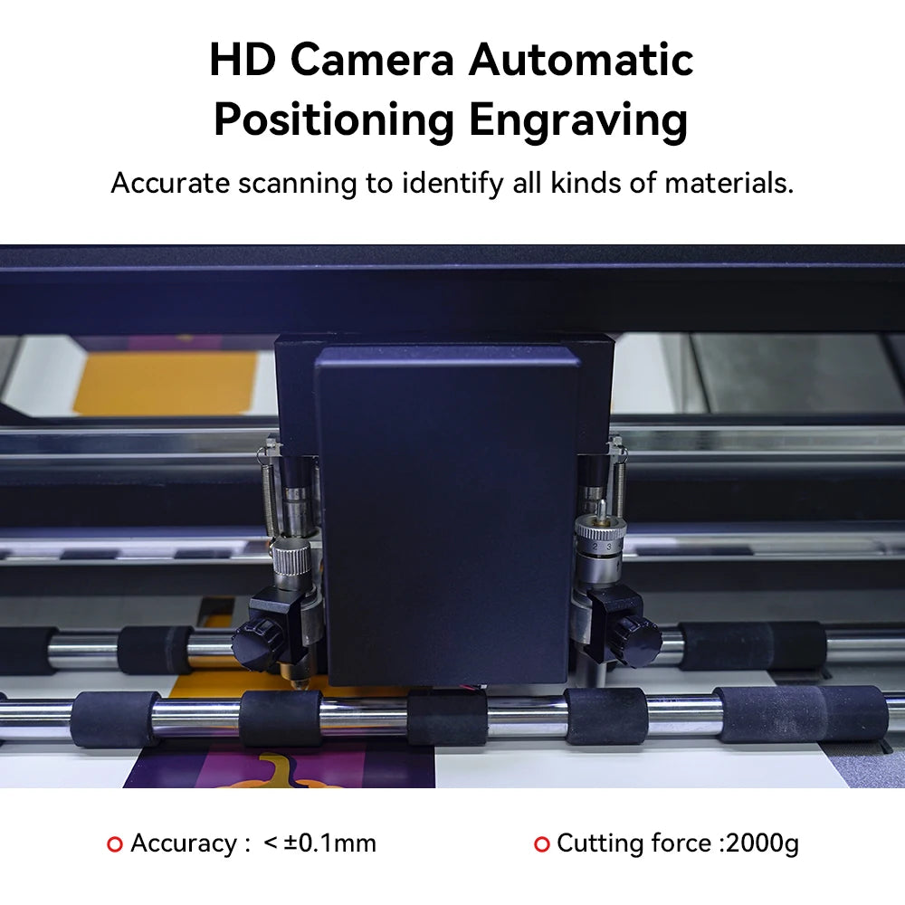 MSServo Motor A4 A3 A3+ Double Dual Head Label Sticker Cutting Machine With Automatic Digital Die Cutter Paper Box Cutting