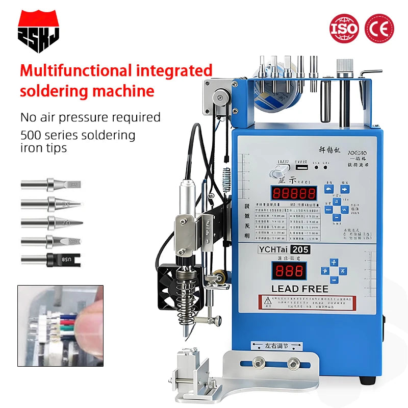Multifunctional Soldiering Machine Semi-Automatic Soldering Station Precision USB Spot Welding DC Plug Soldering LED Light Power