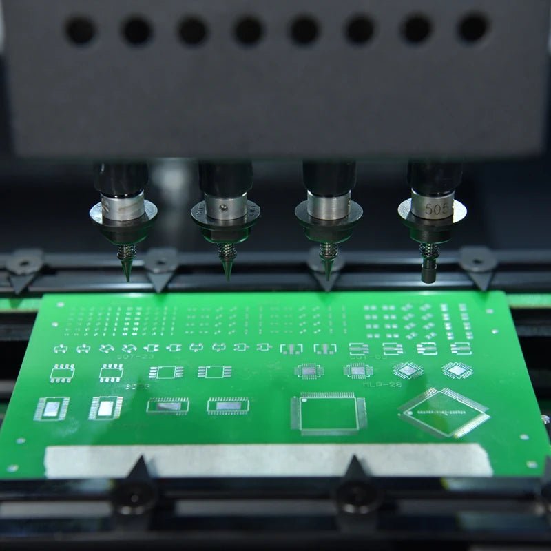 Stock in EU SMT550 Automatic Pcb Smd Electronic Products Machinery Pick and Place Robot Chip Mounter Smt Line with Camera