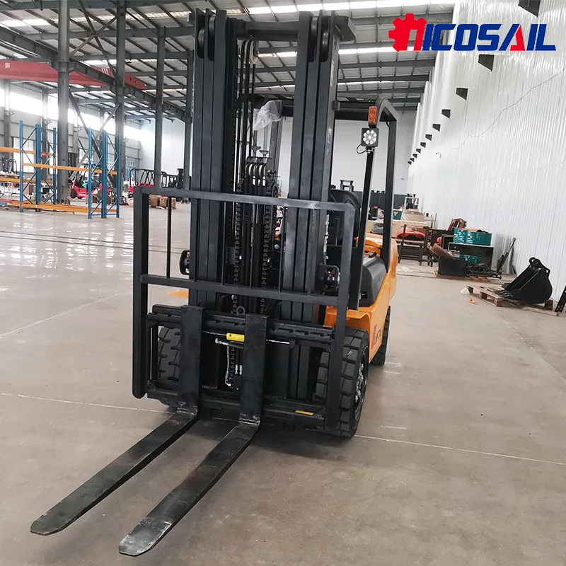 China 4x4 Drive Forklift Off Road Four Wheel All Terrain Forklift 3 Ton Truck Handling Equipment Applicable diesel Home Farm