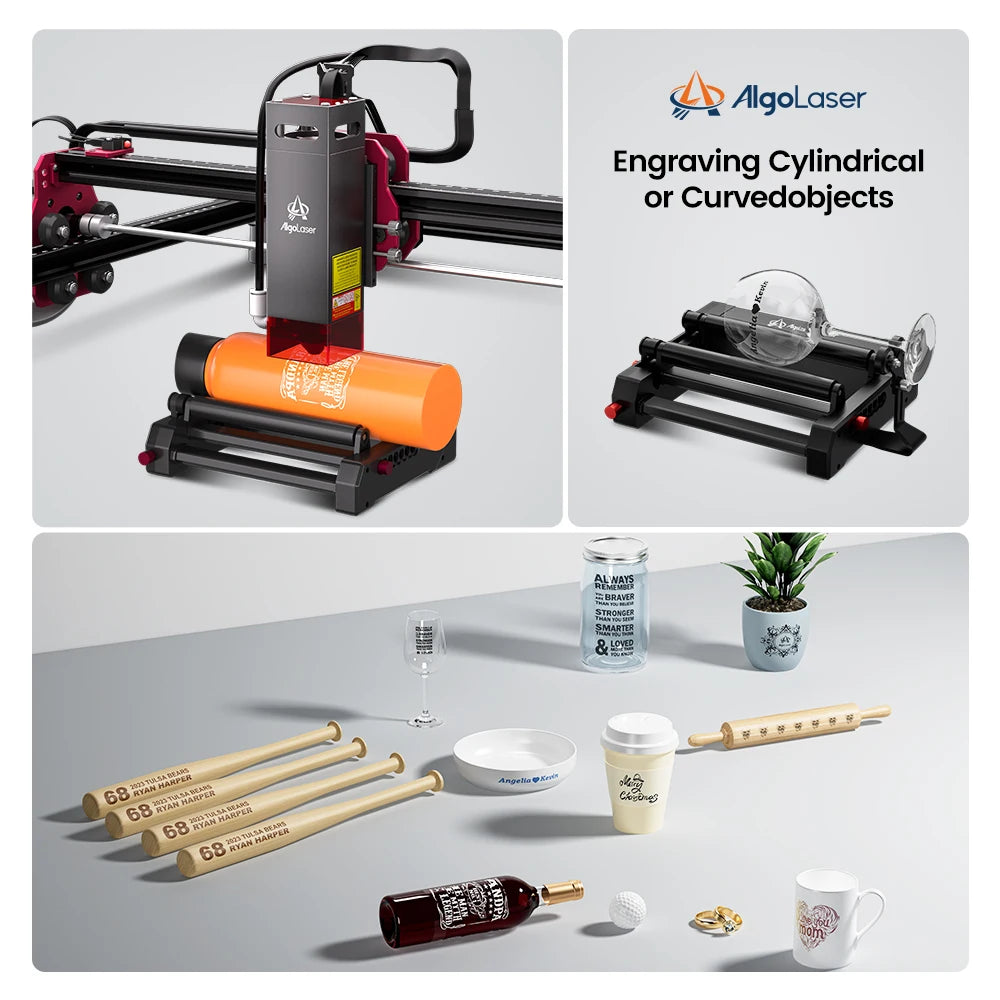 AlgoLaser DIY KIT MINI 10W Laser Engraver Cutting Machine 300*315mm Engraving Area with APP Offline Control Engraver Cutter