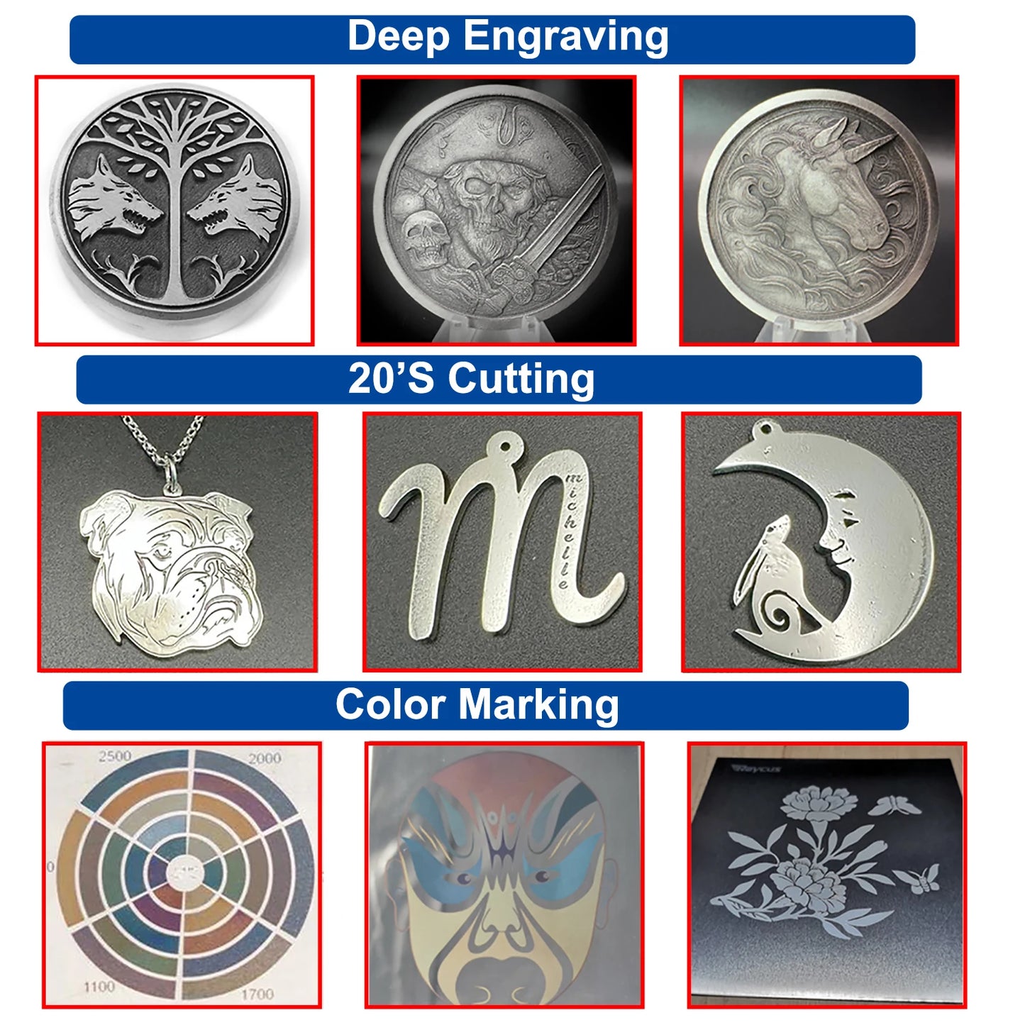 300W JPT Mopa Fiber Laser Marking Machine for Metal Cutting Welding Drilling Fiber Laser Deep Engraving Machine for Jewelry