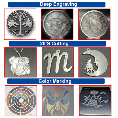 300W JPT Mopa Fiber Laser Marking Machine for Metal Cutting Welding Drilling Fiber Laser Deep Engraving Machine for Jewelry