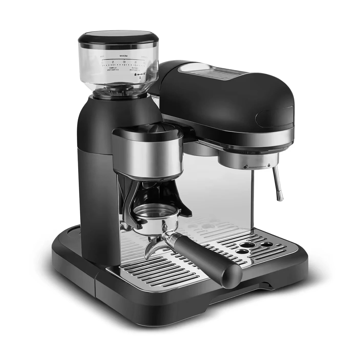 CAFOVO EM3601 3 in 1 Espresso Coffee Brewer Machine with Grinder 3 heating blocks 19bar Commercial Italy Coffee Maker