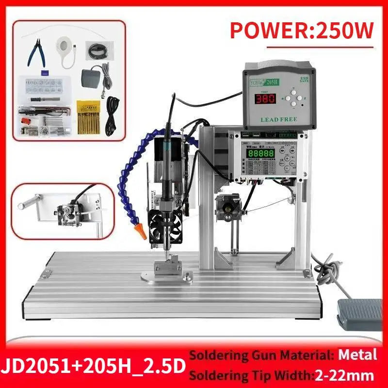 CE Semi-automatic Soldering Machine USB Connector Equipment Electrical Cables USB Wire Making Tin PCB/LED/Robot Welding Machine