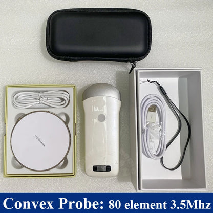 Veterinary Wireless Ultrasound Probe Scanner Portable Machine WIFI Ultrasound scanner Machine Support iOS Android Windows
