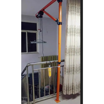 Micro electric hoist 220V crane roof hoist home decoration vehicle-mounted lifting crane column bracket