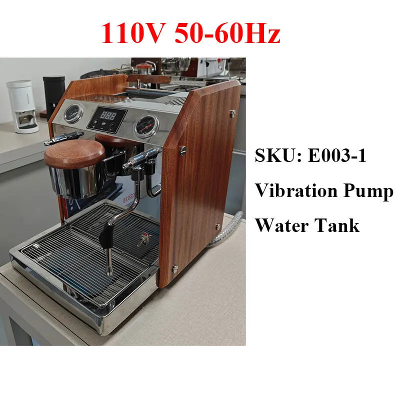 CAFOVO E003 9Bar Commercial Espresso Machine Dual Boiler Rotary Pump PID Control for Café Built-in flow Meter 220V 110V