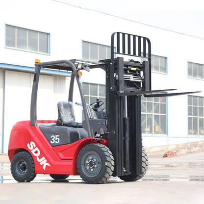3.5 ton small forklift diesel powered counterbalanced forklift warehouse transport 1-3 ton small forklift can be customized