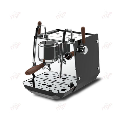 Rotary Pump Coffee Machine Home/commercial Espresso Coffee Maker 0.5L+ 1L Boliers PID Temperture Control Connect External Water