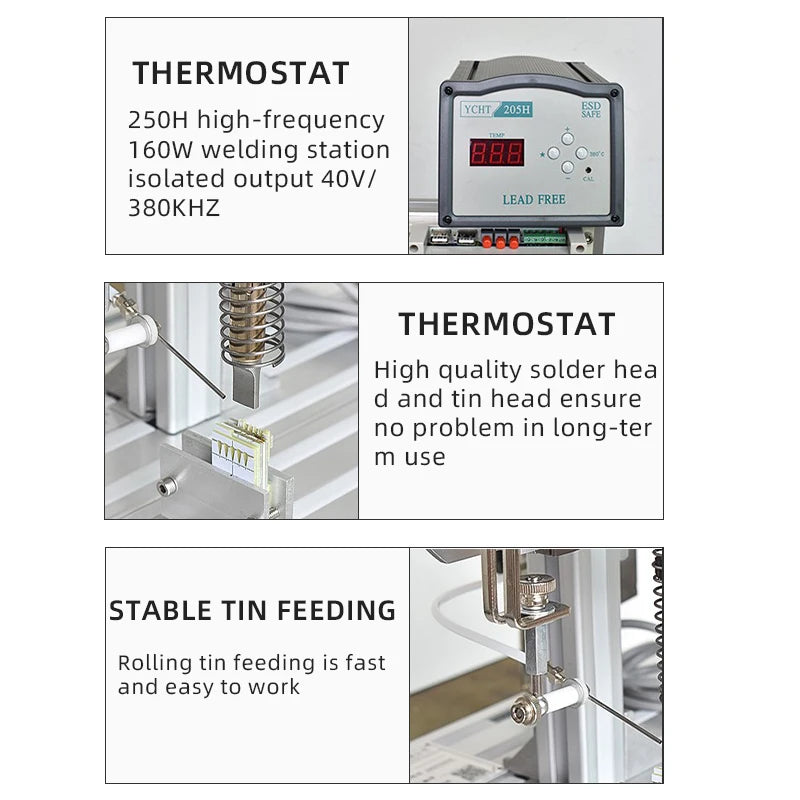CE Semi-automatic Soldering Machine USB Connector Equipment Electrical Cables USB Wire Making Tin PCB/LED/Robot Welding Machine
