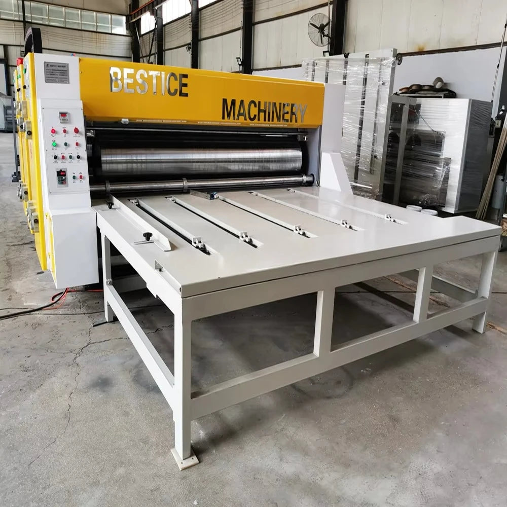 Corrugated Paper Carton Printing Slotting Die-cutting Machine Industry Boxes Making Flexo Printer Creasing Die Cutting Machine