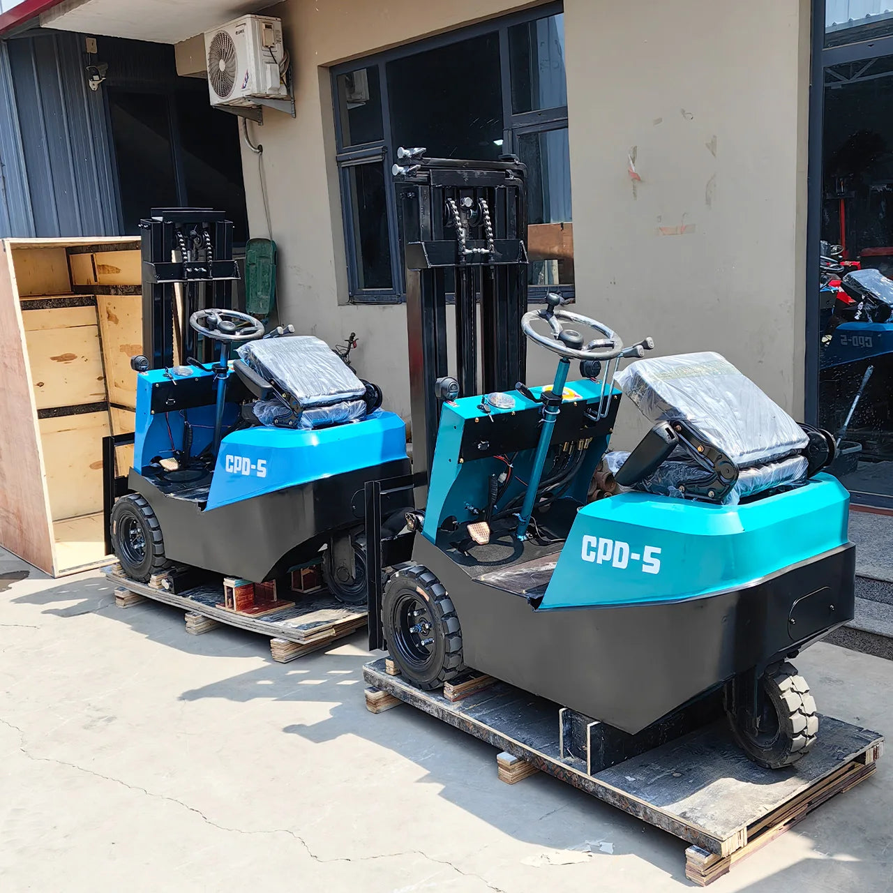 Factory Price! Forklift Electric Stack Truck Small  1Ton 1.5Ton Hydraulic Micro Forklift 500kg Electric Forklift for Sale