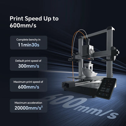 ANYCUBIC Kobra 3 V2 Combo AE Version 600mm/s Fast Printing 3D Printer Up to 8 Colors Filament Auto Drying APP Control 3D Printer