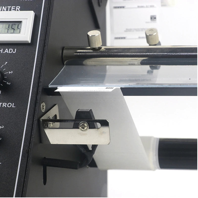 Automatic Label Peeler Dispenser Smart Counting Transparent Label Separator 140mm Label Peeler Tearing Machine