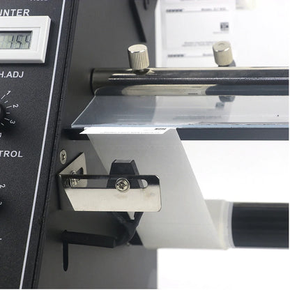 Automatic Label Peeler Dispenser Smart Counting Transparent Label Separator 140mm Label Peeler Tearing Machine