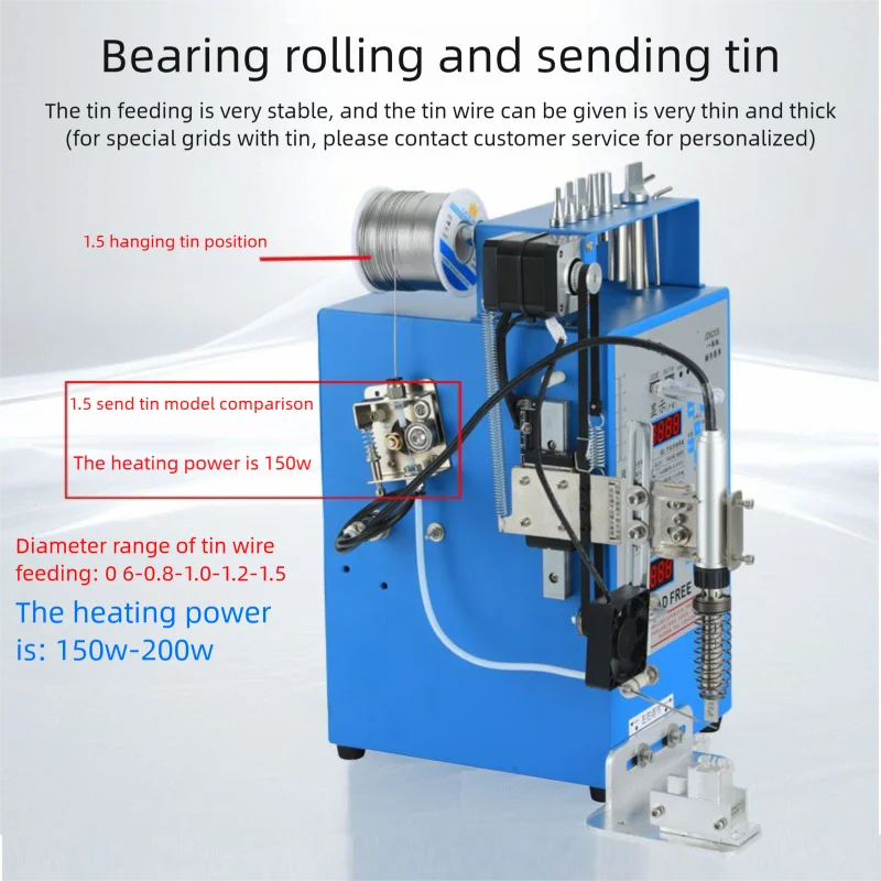 Automatic tin feeding Soldering machine Solder for USB circuit board DB head Aviation plug Welding Machine Soldering Stations