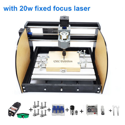 CNC 3018 Pro Max Laser Engraver DIY Engraving Machine GRBL 3-Axis PCB Milling Laser Wood Router Upgraded 3018Pro Mini Engraver