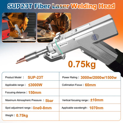 2000W Fiber Laser Welder 4 in 1 Laser Welding Cleaning Cutting Soldering Machine for All Metal