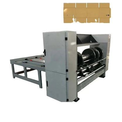 Factory Low Price Semi Automatic Rotary Slotting Die Cutting Machine For Corrugated Carton Box Making Pizza Box