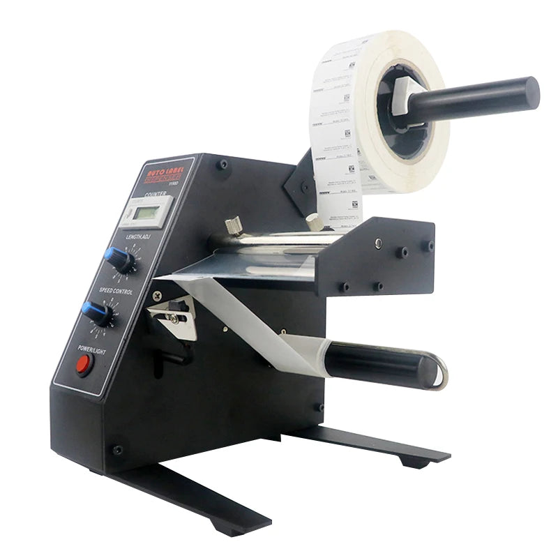 Automatic Label Peeler Dispenser Smart Counting Transparent Label Separator 140mm Label Peeler Tearing Machine