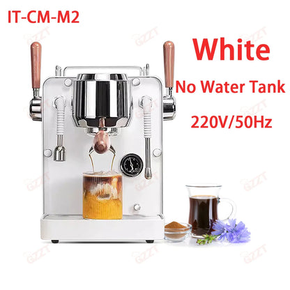 GZZT M1M2 Commercial Coffee Machine 15Bar Semi-automatic Espresso Maker Cappuccino Espresso Home Office Italian Coffee Machine